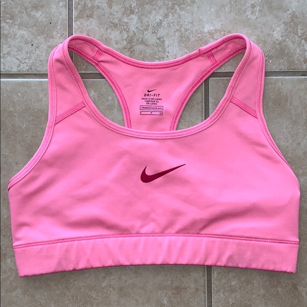 Pink Nike Sports Bra